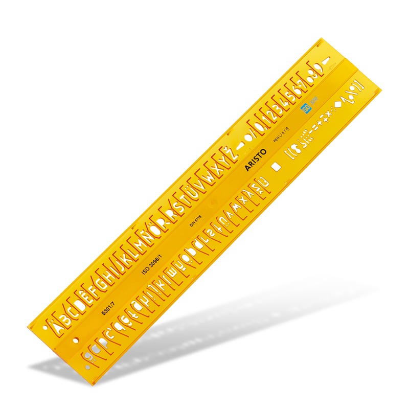 Šablona ARISTO písmenová ISO 7mm