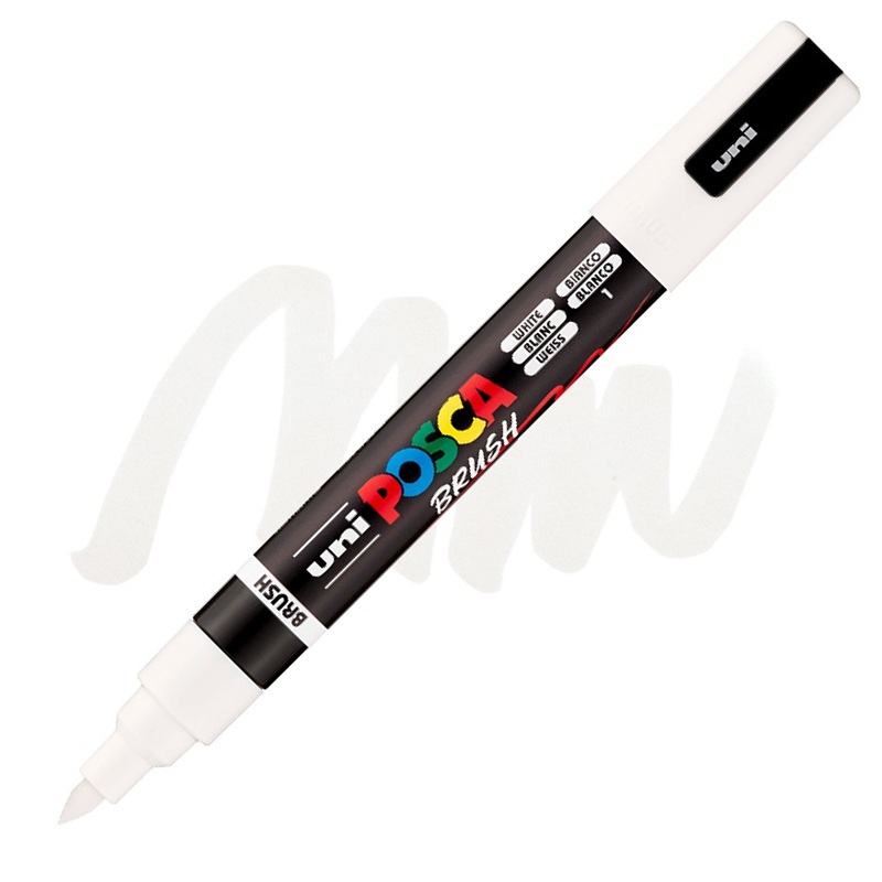 Akrylová fixa UNI POSCA 5BR, bílá (1)