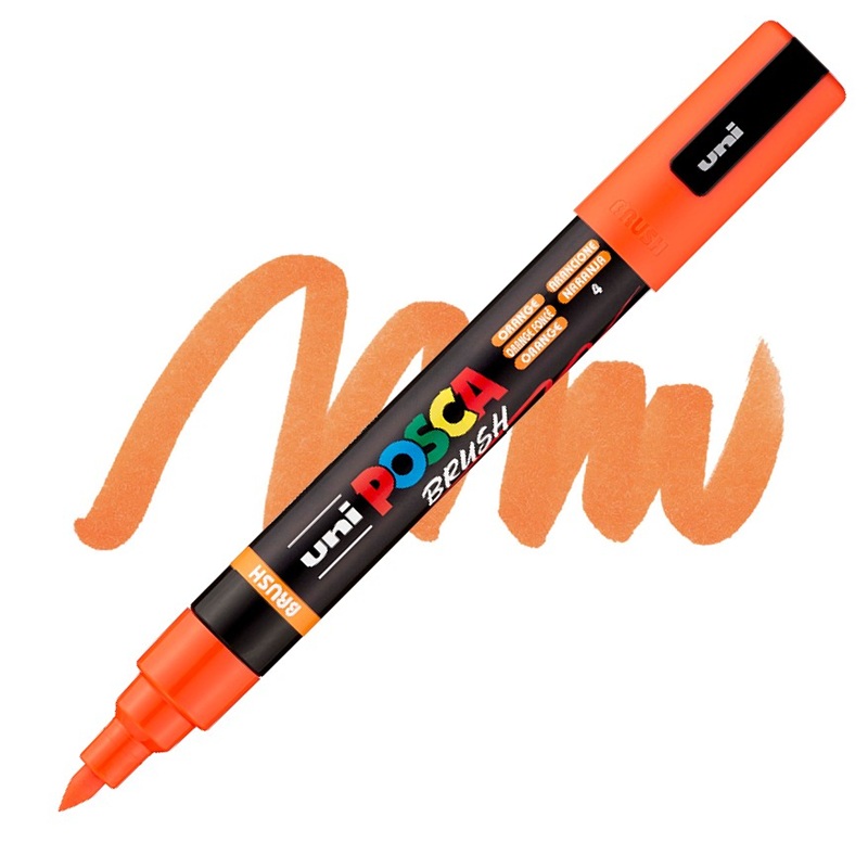 Akrylová fixa UNI POSCA 5BR, oranžová (4)