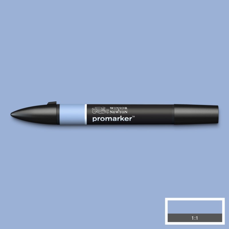 Lihová fixa WINSOR & NEWTON Promarker Fine & Chisel, CORNFLOWER (B617)