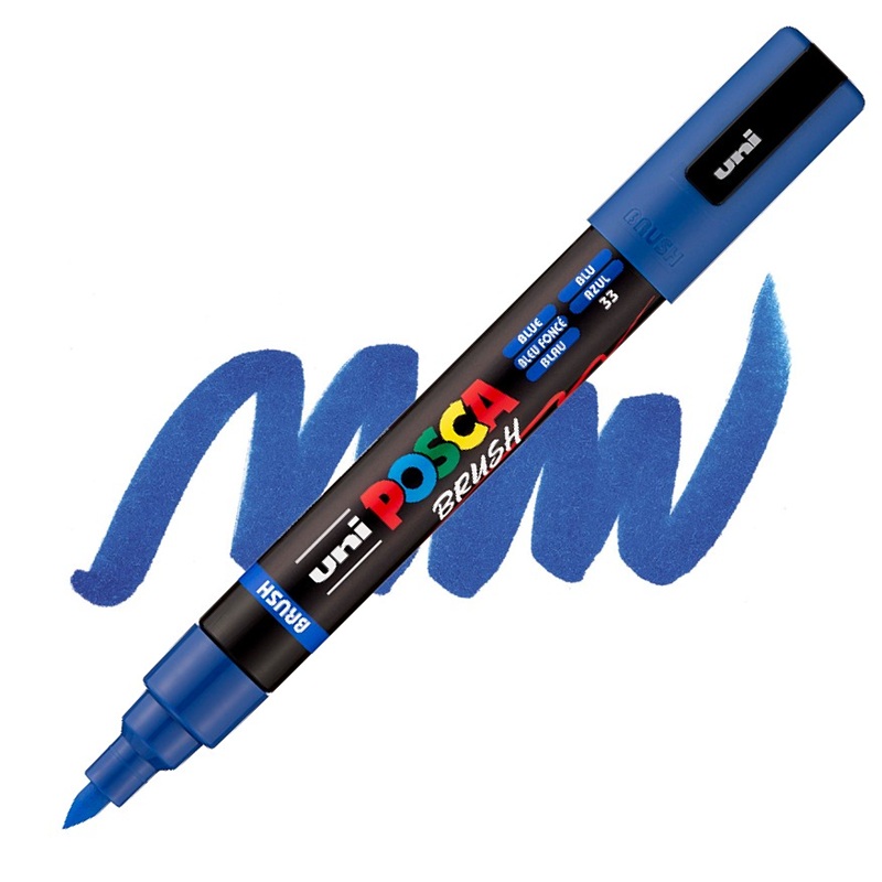 Akrylová fixa UNI POSCA 5BR, modrá (33)