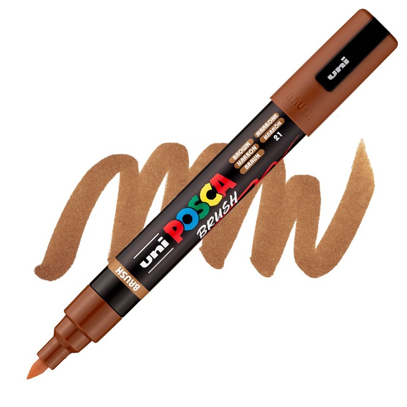 Akrylová fixa UNI POSCA 5BR, hnědá (21)