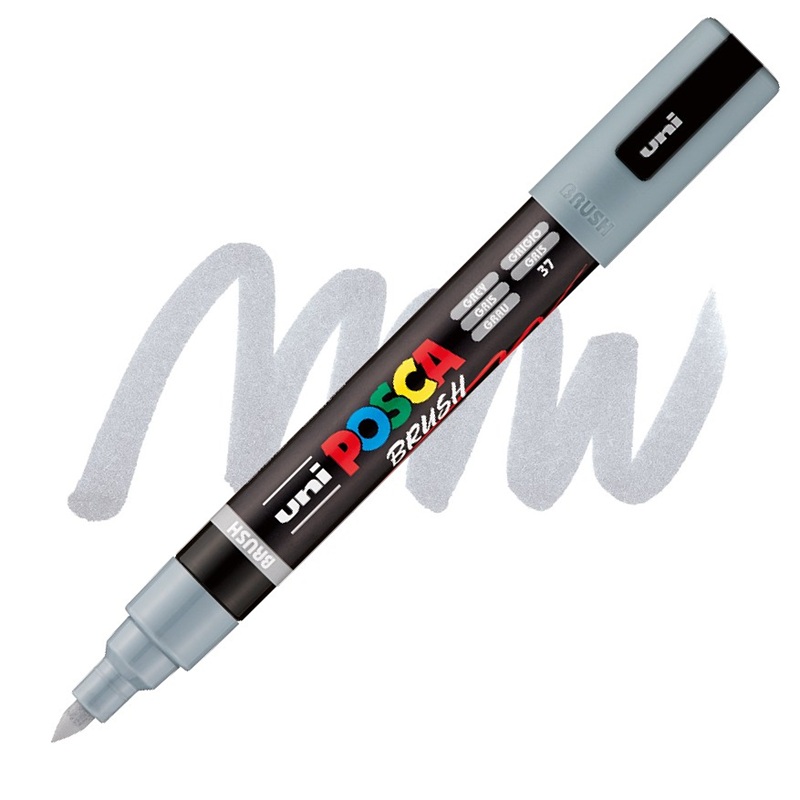 Akrylová fixa UNI POSCA 5BR, šedá (37)