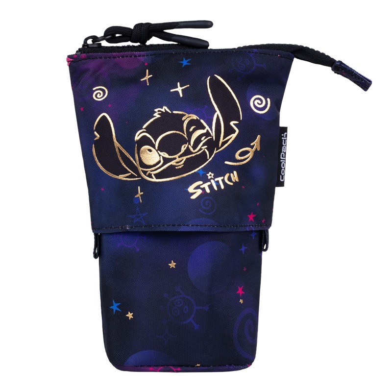 COLORINO penál Stitch Gold vysouvací