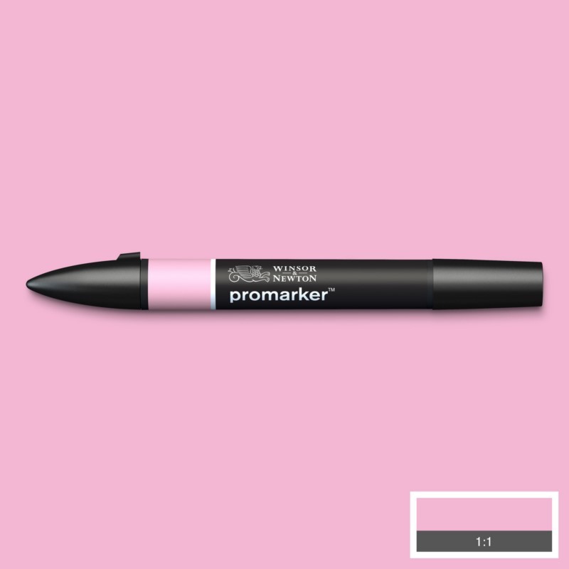 Lihová fixa WINSOR & NEWTON Promarker Fine & Chisel, PINK CARNATION (M328)