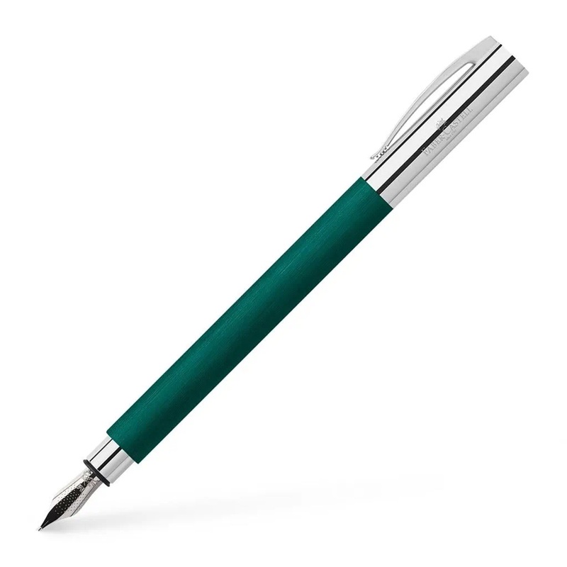 FABER-CASTELL plnicí pero Ambition Precious Resin Teal "F"