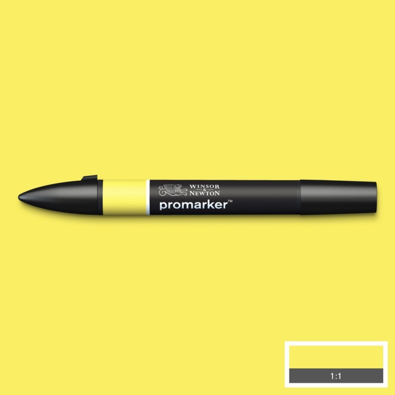 Lihová fixa WINSOR & NEWTON Promarker Fine & Chisel, TULIP YELLOW (Y337)