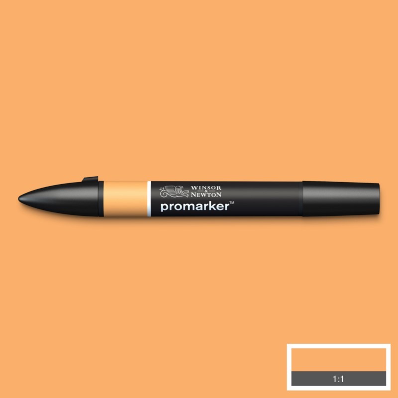 Lihová fixa WINSOR & NEWTON Promarker Fine & Chisel, APRICOT (O538)