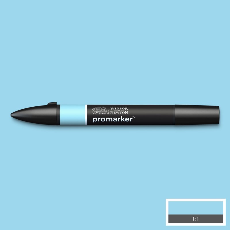 Lihová fixa WINSOR & NEWTON Promarker Fine & Chisel, ARCTIC BLUE (B138)