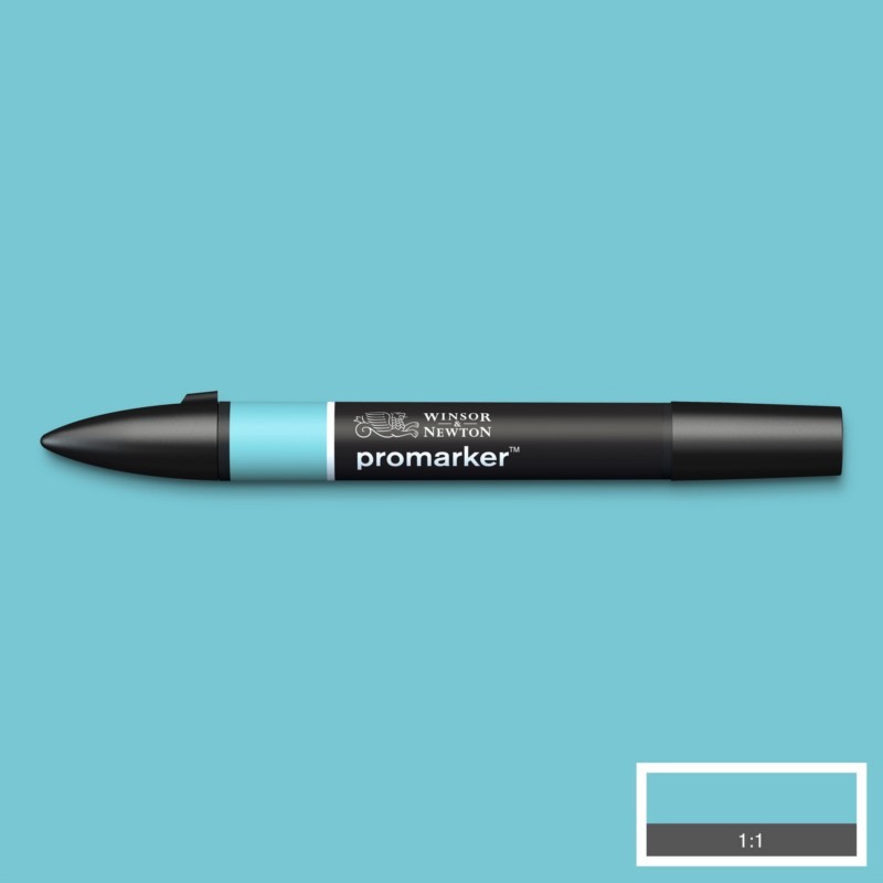 Lihová fixa WINSOR & NEWTON Promarker Fine & Chisel, DUCK EGG (C528)
