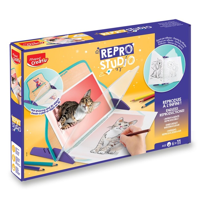 Kreativní sada MAPED CREATIV Repro Studio magické zrcadlo, 25ks