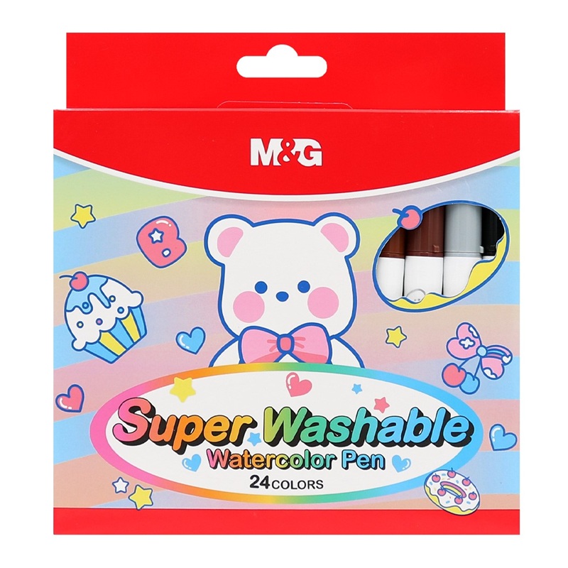 M&G Akvarelové fixy M&G, 24ks