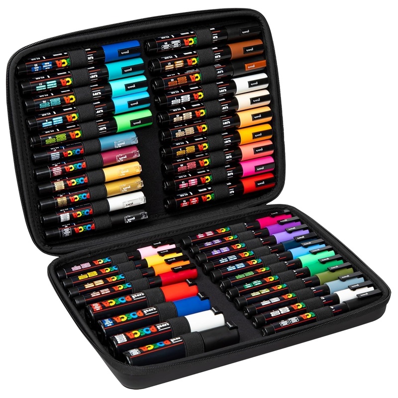 Akrylové fixy UNI POSCA For Artist, 40ks v penále