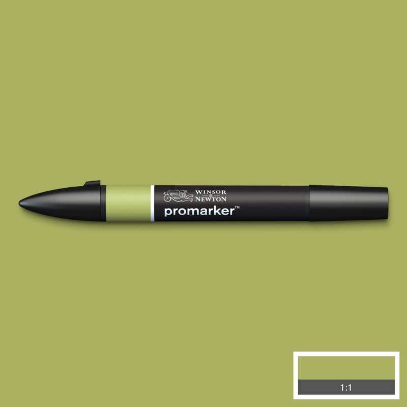 Lihová fixa WINSOR & NEWTON Promarker Fine & Chisel, MARSH GREEN (G136)