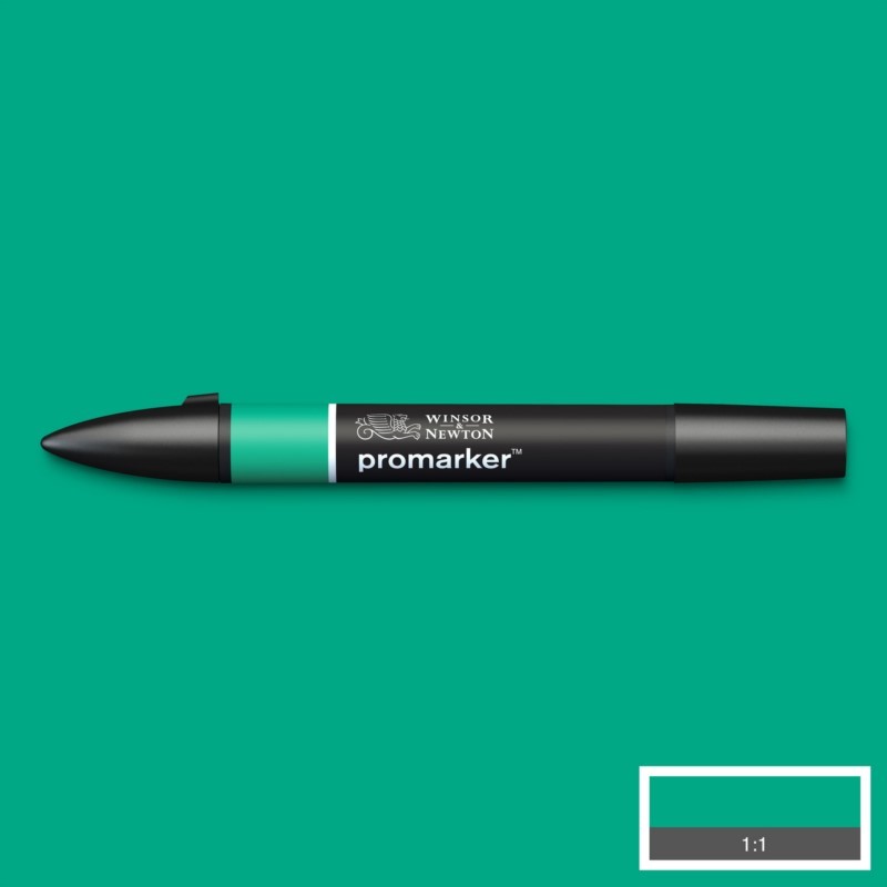 Lihová fixa WINSOR & NEWTON Promarker Fine & Chisel, GREEN (G847)