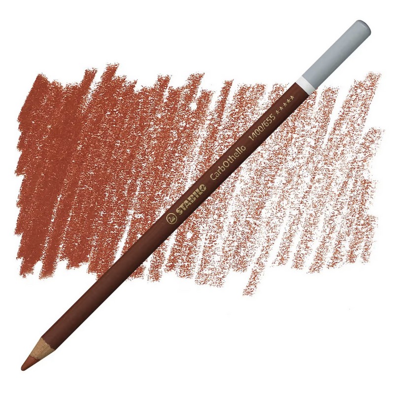 Pastel v tužce STABILO CarbOthello, Deep English Red 655