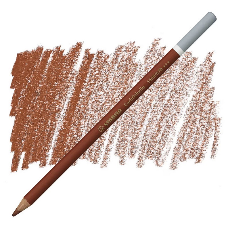 Pastel v tužce STABILO CarbOthello, Burnt Sienna 670
