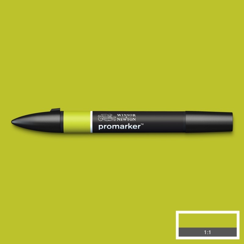 Lihová fixa WINSOR & NEWTON Promarker Fine & Chisel, PEAR GREEN (Y635)