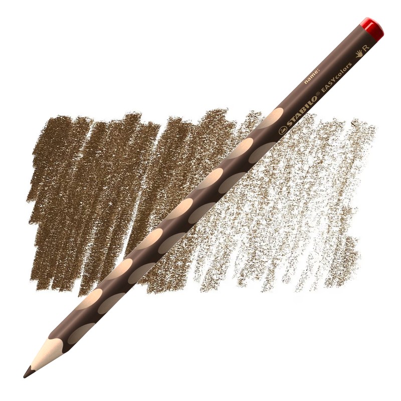 Pastelka STABILO EASYcolors pro praváky, tmavě hnědá