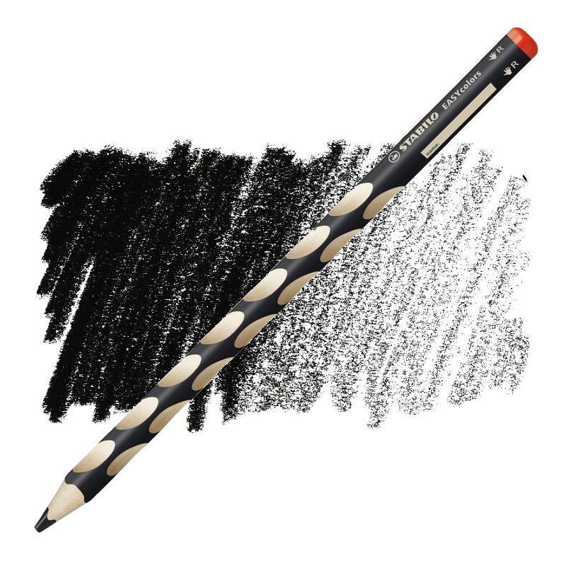 Pastelka STABILO EASYcolors pro praváky, černá