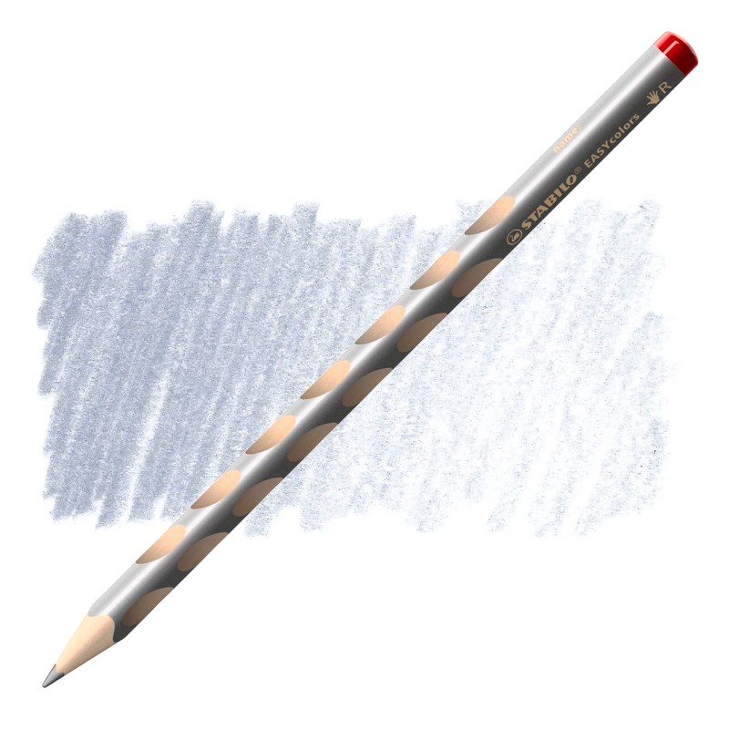 Pastelka STABILO EASYcolors pro praváky, stříbrná