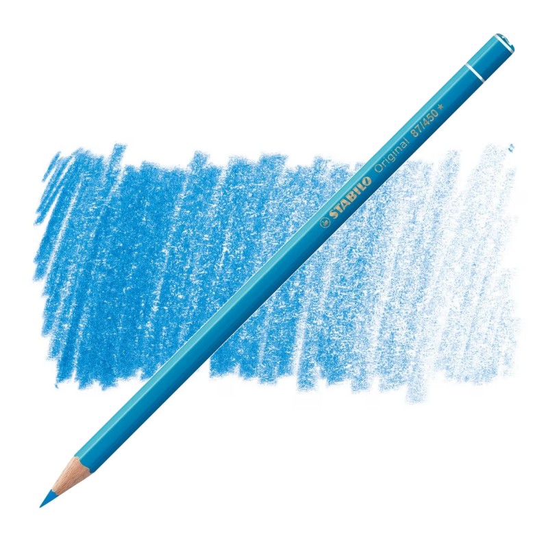 Umělecká pastelka STABILO Original, Cyan Blue 450