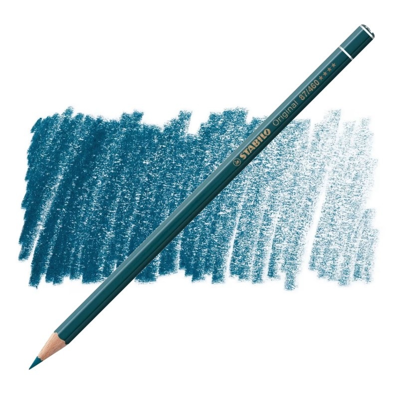 Umělecká pastelka STABILO Original, Turquoise Blue 460