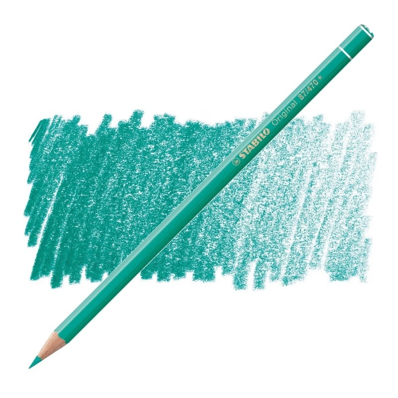 Umělecká pastelka STABILO Original, Turquoise 470