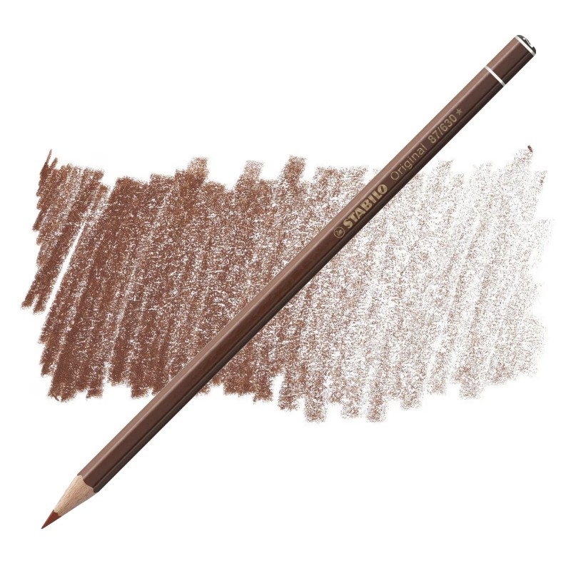 Umělecká pastelka STABILO Original, Burnt Umber Red 630