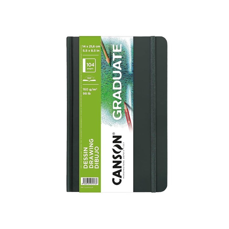 Skicář CANSON Graduate Dessin A5, 52 listů 160g