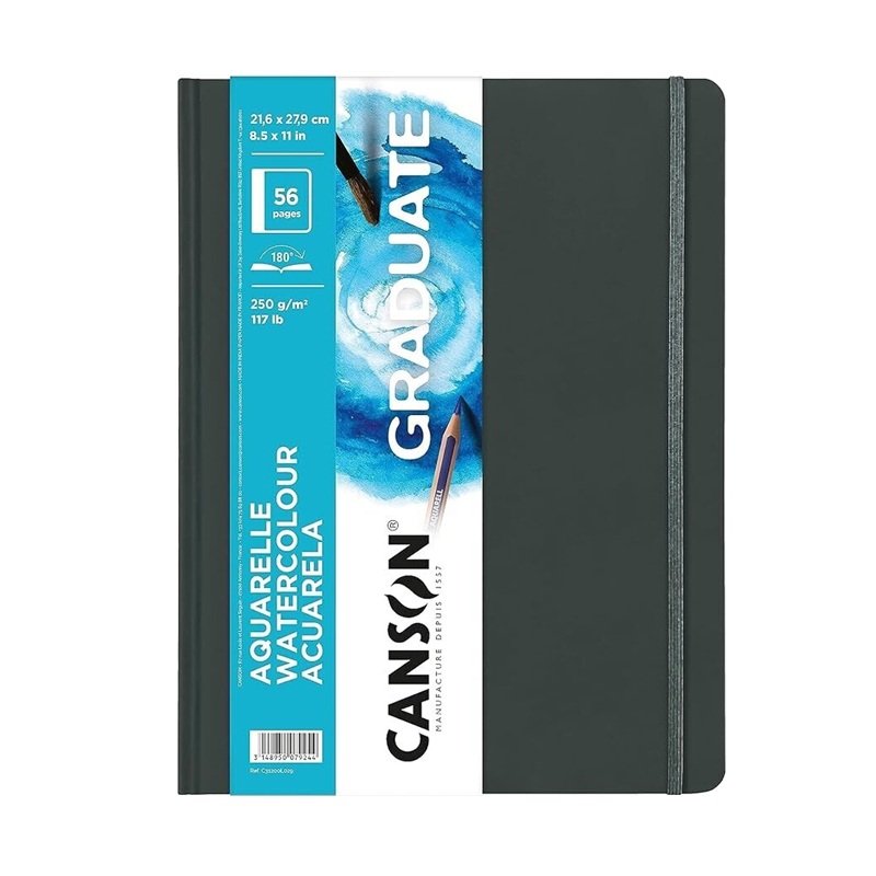 Skicář CANSON Graduate Aquarelle A4, 28 listů 250g