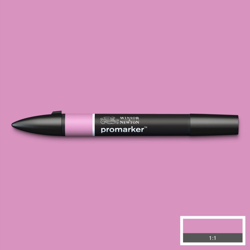 Lihová fixa WINSOR & NEWTON Promarker Fine & Chisel, FUCHSIA PINK (M137)