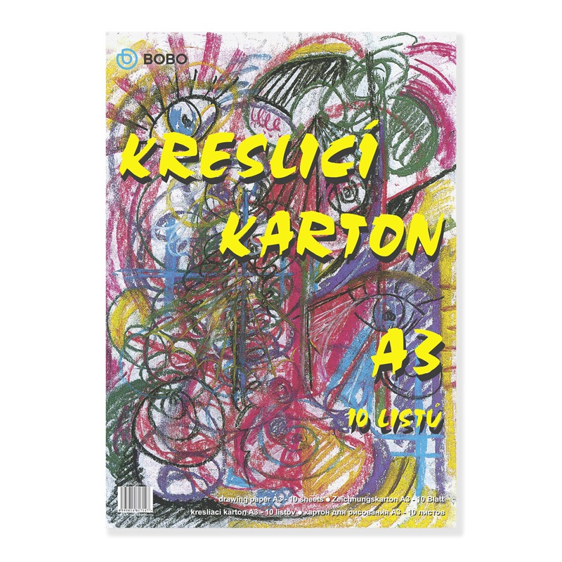 Kreslicí karton BOBO A3, 10 listů