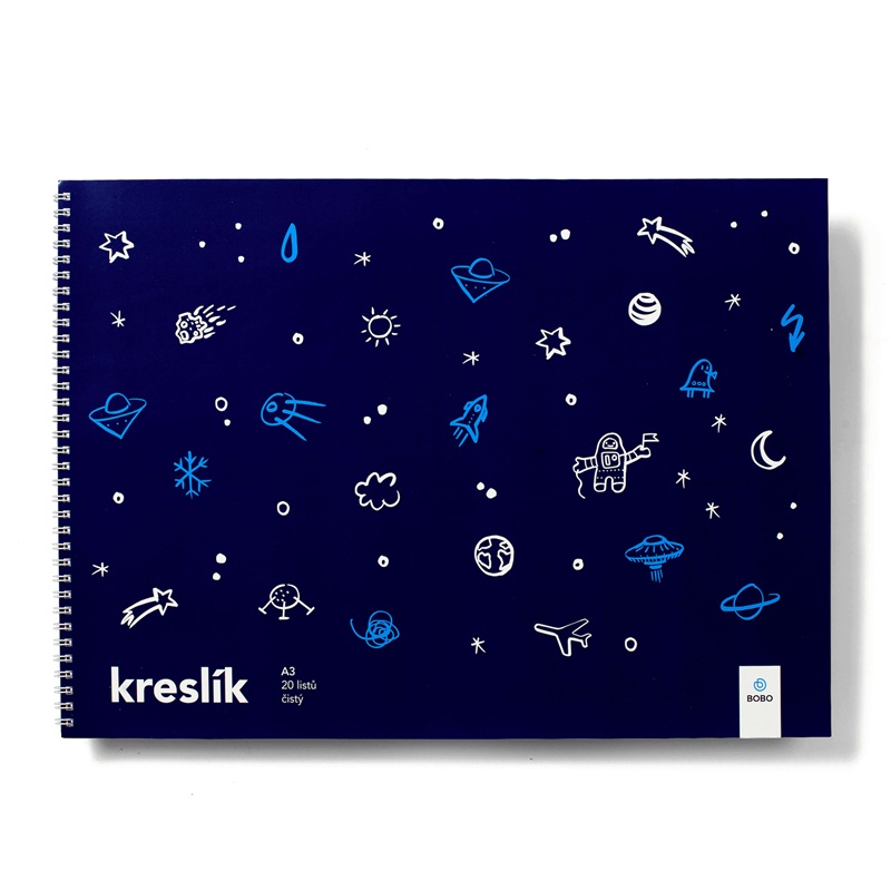 BOBO Blok Kreslík Svět A3, 20 listů