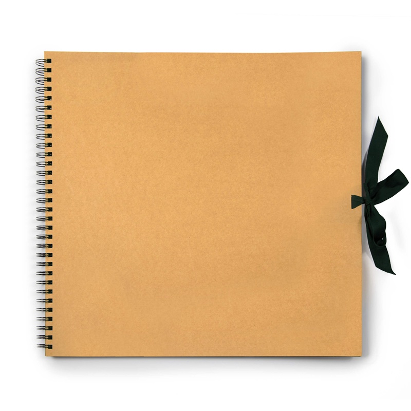 BOBO Skicář "Leonardo" 42x42 cm, 20 černých listů