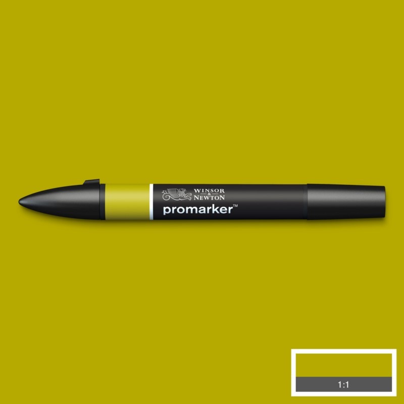 Lihová fixa WINSOR & NEWTON Promarker Fine & Chisel, MOSS (Y334)