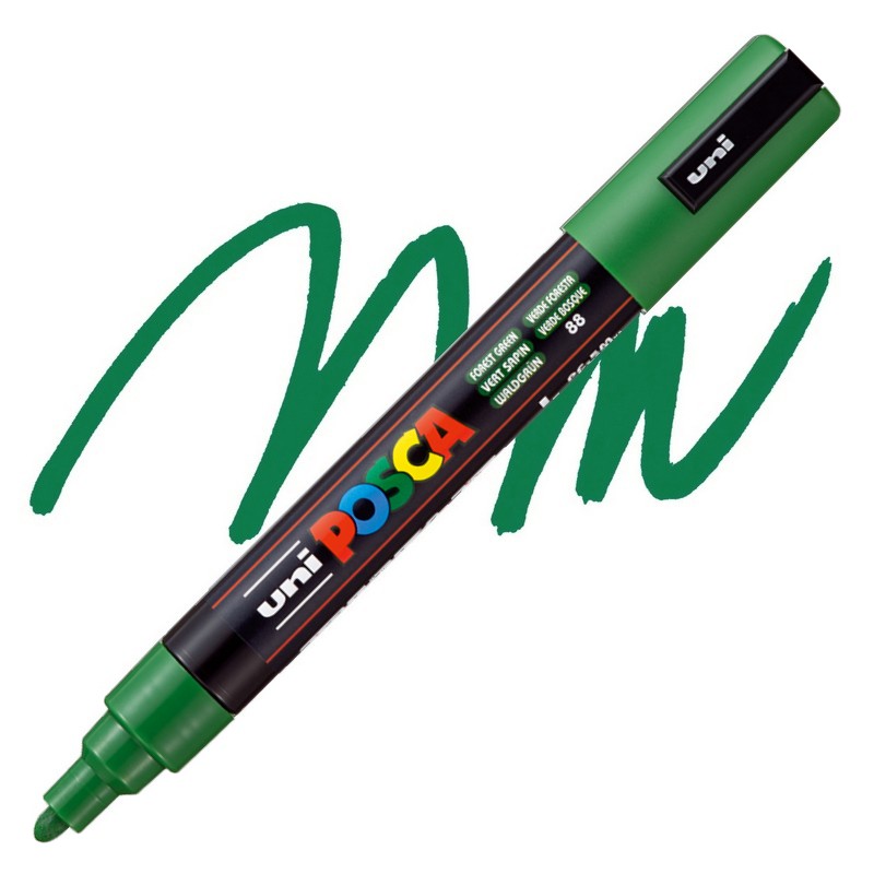Akrylová fixa UNI POSCA 5M, lesní zelená (88)