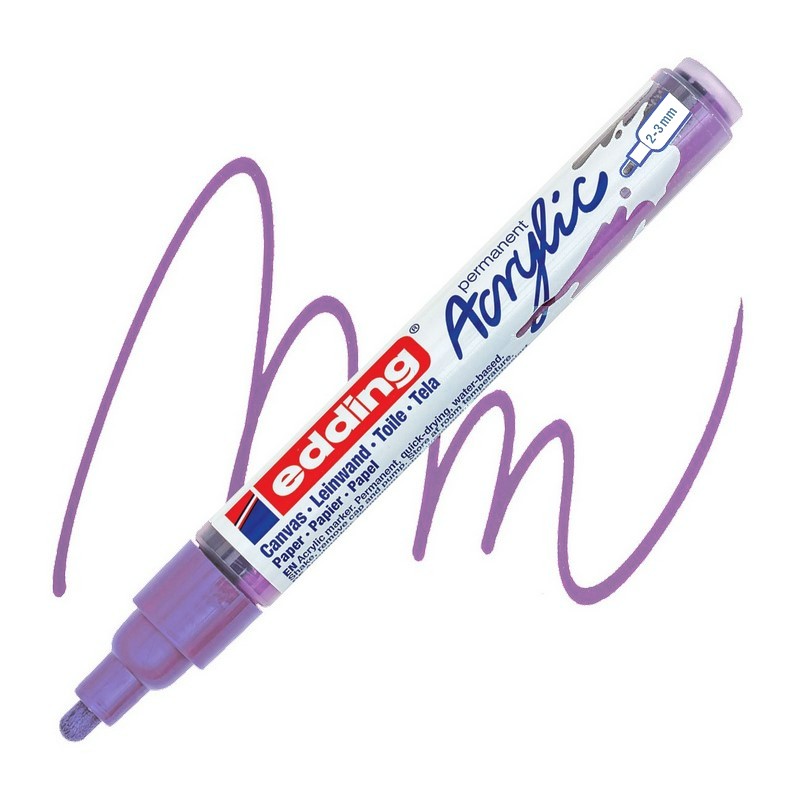 Akrylová fixa EDDING 5100 M, levandulová (931)