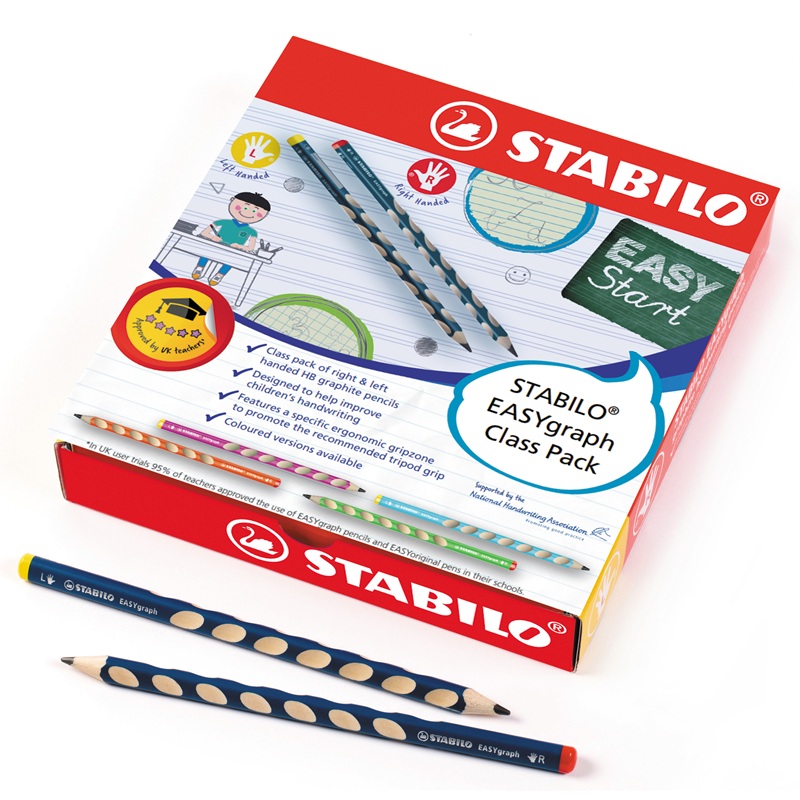 Tužky STABILO EASYgraph, 48 ks školní box "B"