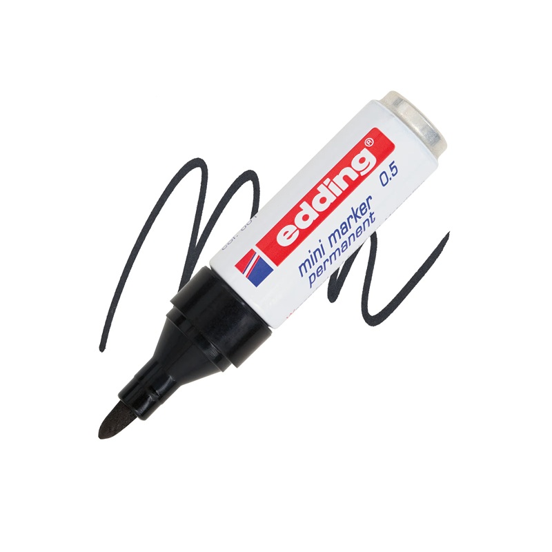 Permanentní popisovač EDDING Mini 0.5, černý