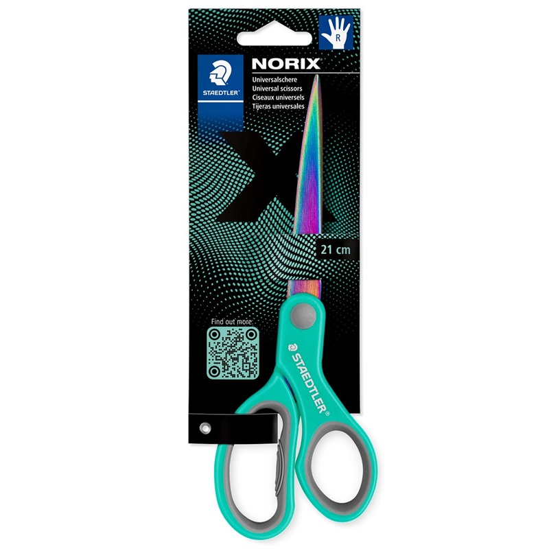 Nůžky STAEDTLER Norix tyrkysové 21 cm