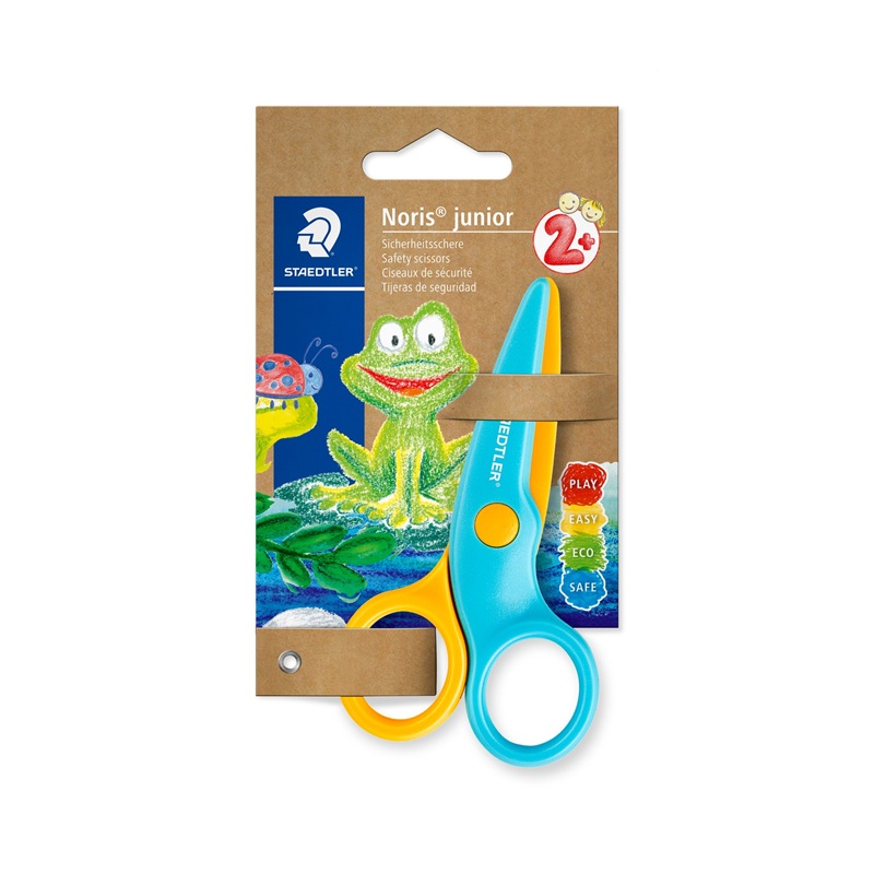 Dětské nůžky STAEDTLER Noris Junior modro žluté 10 cm