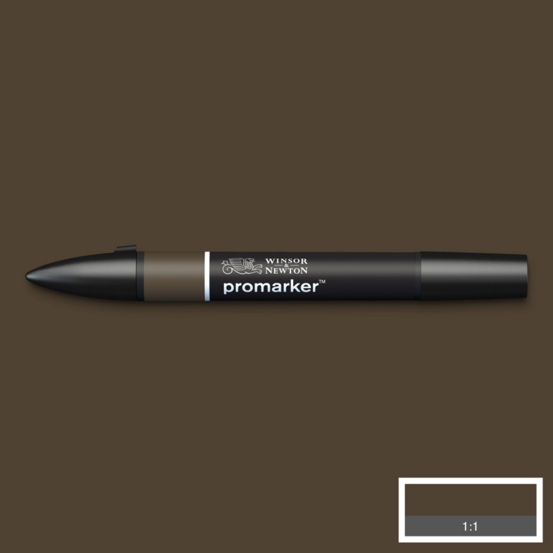 Lihová fixa WINSOR & NEWTON Promarker Fine & Chisel, WARM GREY 7 (WG7)