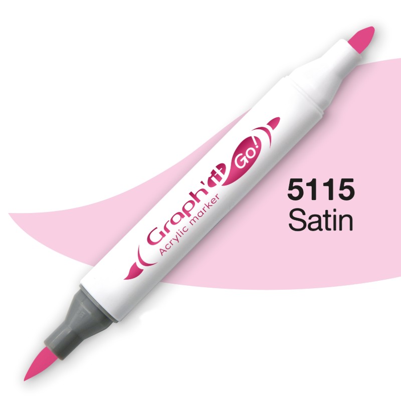 Akrylová fixa GRAPH'IT oboustranná Brush & Fine, Satin (5115)