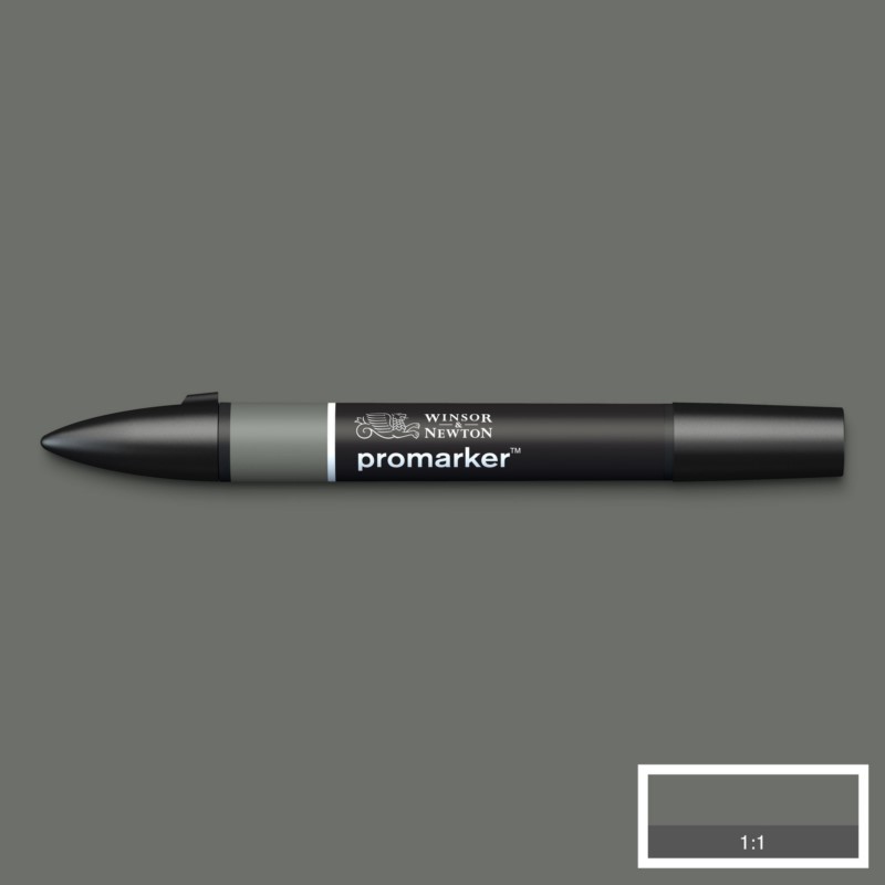 Lihová fixa WINSOR & NEWTON Promarker Fine & Chisel, ICE GREY 6 (IG6)