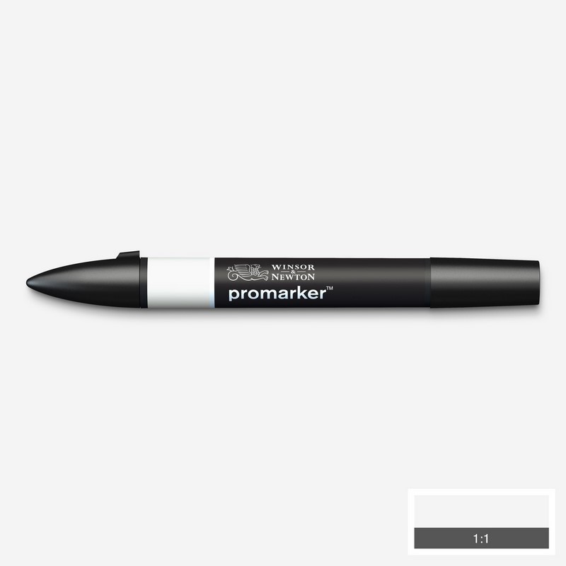 Lihová fixa WINSOR & NEWTON Promarker Fine & Chisel, COOL GREY 0 (CG0)