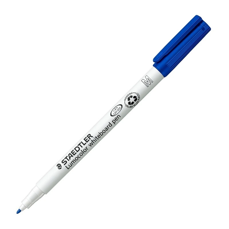 Fixa na bílé tabule STAEDTLER Lumocolor 1 mm, modrá