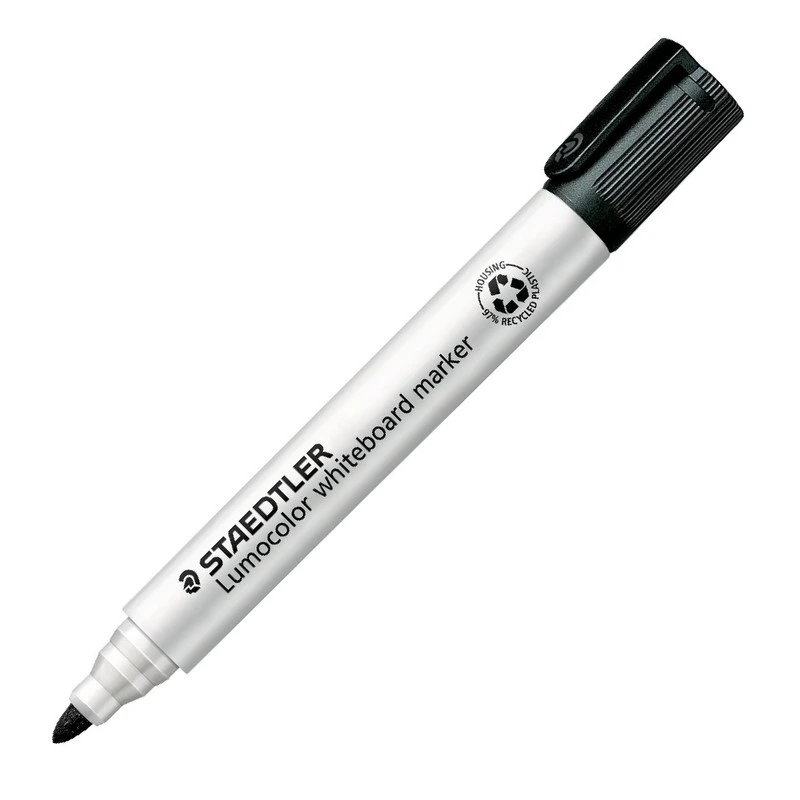 Fixa na bílé tabule STAEDTLER Lumocolor 2 mm, černá