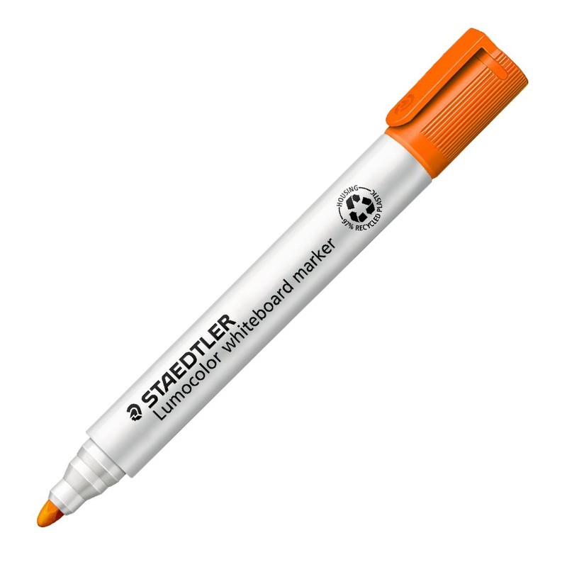 Fixa na bílé tabule STAEDTLER Lumocolor 2 mm, oranžová