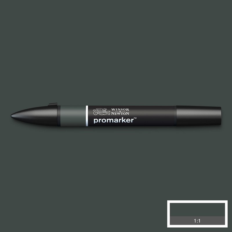 Lihová fixa WINSOR & NEWTON Promarker Fine & Chisel, COOL GREY 7 (CG7)